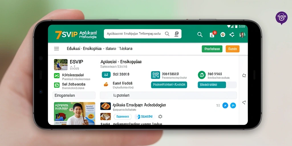 Antarmuka aplikasi 7SVIP yang menarik dan informatif.
