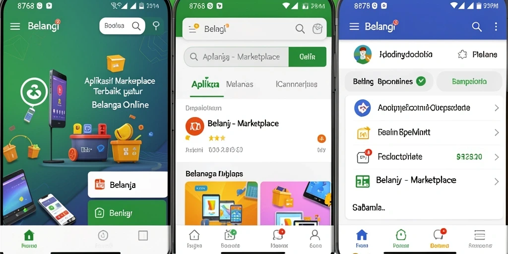 Tampilan antarmuka aplikasi 8768 yang user-friendly dan menarik.