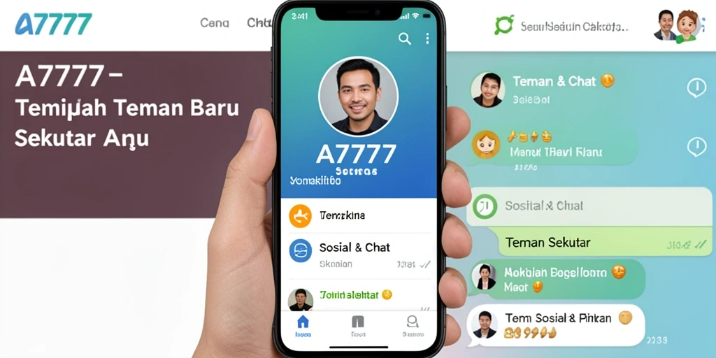 Tampilan antarmuka A7777 yang intuitif dan mudah digunakan.