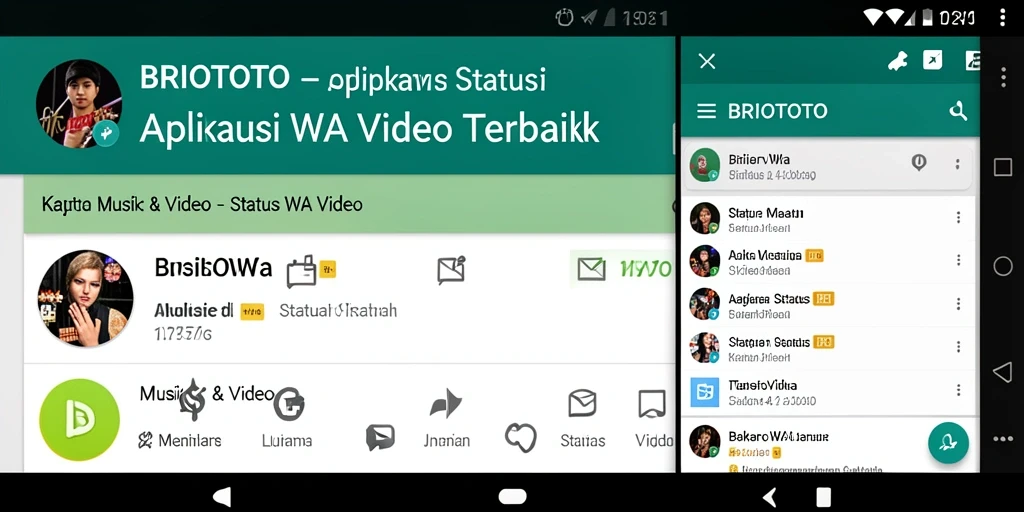 Tampilan antarmuka BRIOTOTO yang menarik dan sederhana.