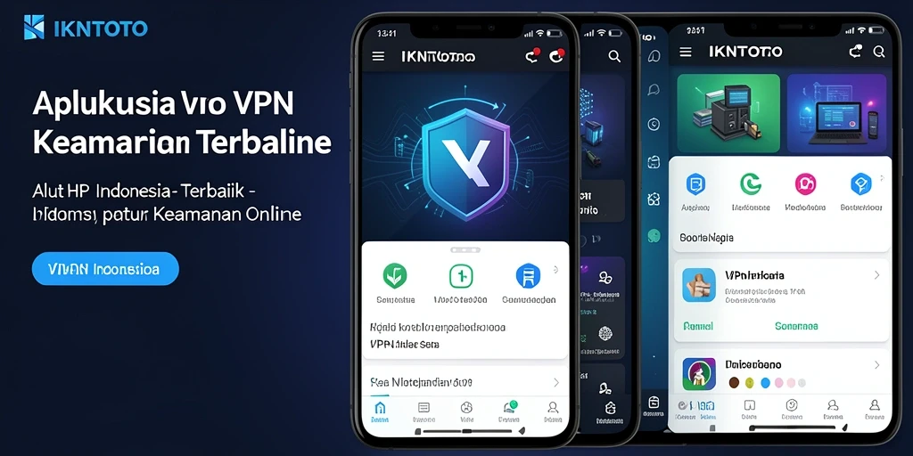 Antarmuka aplikasi IKNTOTO dengan fungsi VPN yang intuitif.
