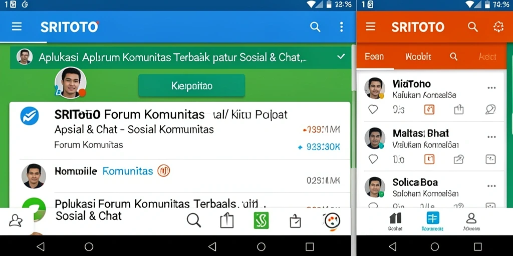 Antarmuka SRITOTO yang ramah pengguna dalam Forum Komunitas.