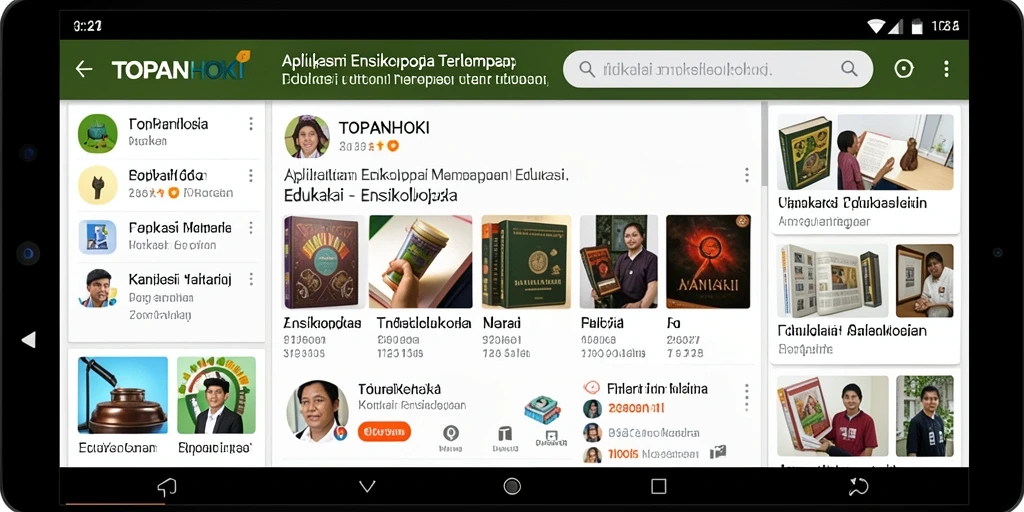 Antarmuka aplikasi TOPANHOKI yang informatif dan menarik.