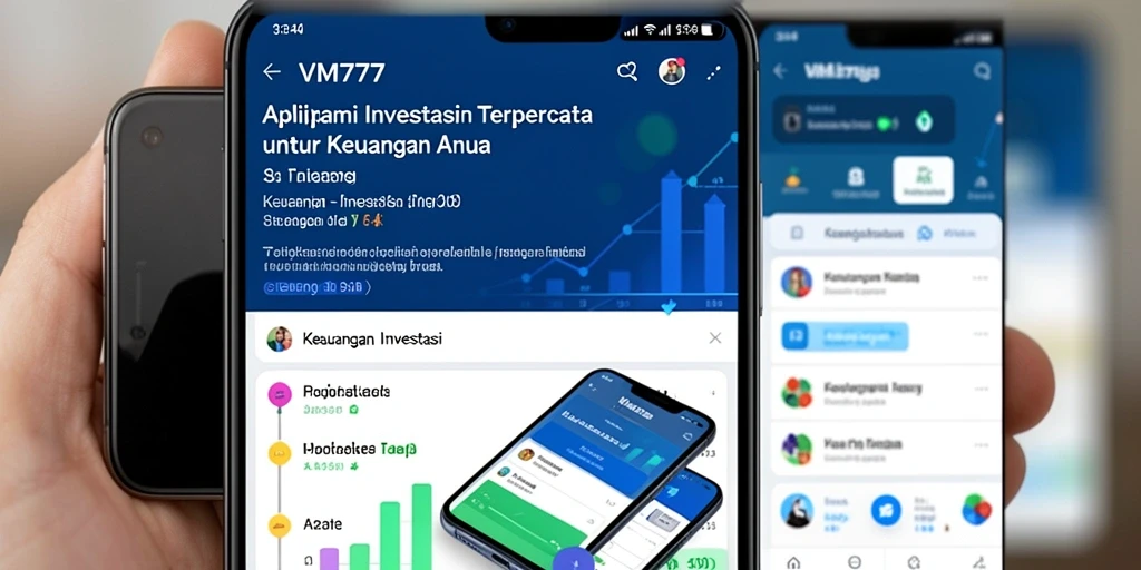 Tampilan antarmuka VM777 yang memudahkan pengguna berinvestasi.